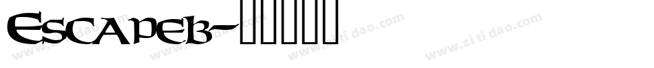 Escapeb字体转换