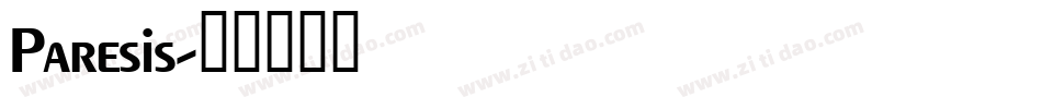 Paresis字体转换