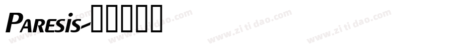 Paresis字体转换