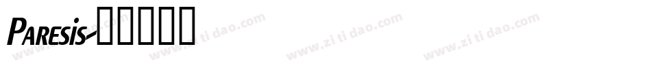 Paresis字体转换