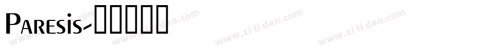 Paresis字体转换