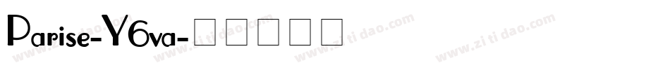 Parise-Y6va字体转换