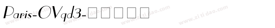 Paris-OVqd3字体转换