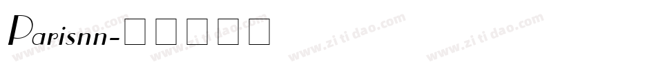 Parisnn字体转换