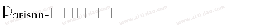 Parisnn字体转换
