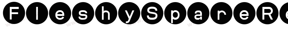 FleshySpareRegular-6zw6字体转换