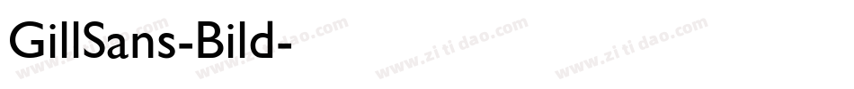 GillSans-Bild字体转换