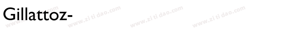 Gillattoz字体转换
