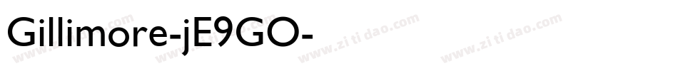 Gillimore-jE9GO字体转换
