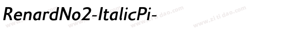 RenardNo2-ItalicPi字体转换