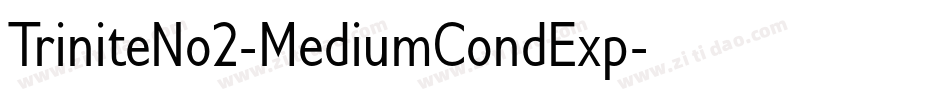 TriniteNo2-MediumCondExp字体转换