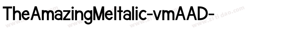 TheAmazingMeItalic-vmAAD字体转换 TheAmazingMeItalic-vmAAD字体转换
