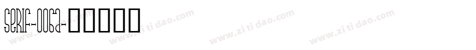 Serif-Oo6A字体转换