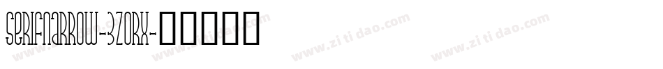 SerifNarrow-3zOrX字体转换