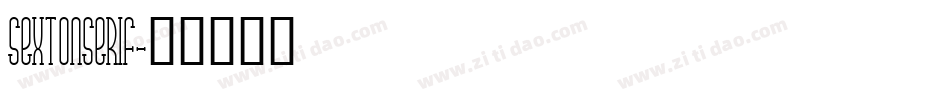 SextonSerif字体转换