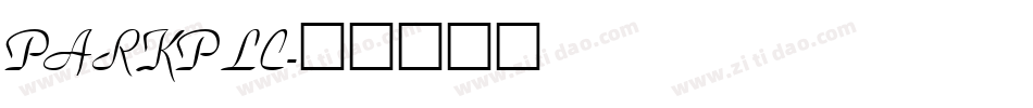 PARKPLC字体转换