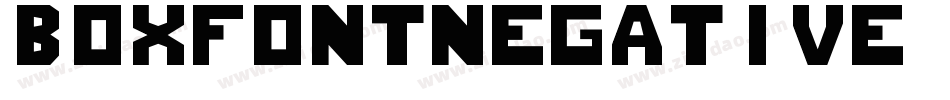 BoxFontNegative-e2M3字体转换
