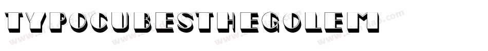 TypoCubesTheGolem字体转换