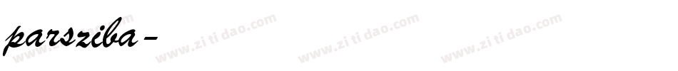 parsziba字体转换