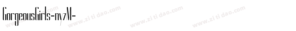 GorgeousGirls-nyzM字体转换