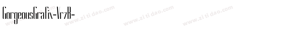 GorgeousGrafix-VrzB字体转换