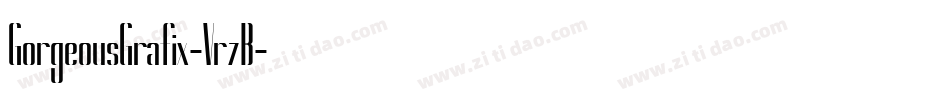 GorgeousGrafix-VrzB字体转换