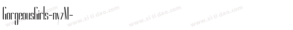 GorgeousGirls-nyzM字体转换