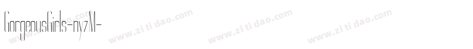 GorgeousGirls-nyzM字体转换