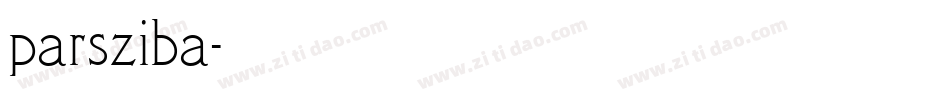 parsziba字体转换