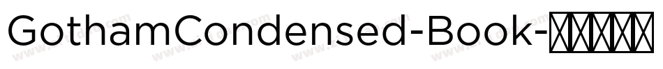 GothamCondensed-Book字体转换