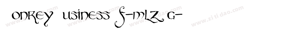 MonkeyBusinessNf-mlzG字体转换