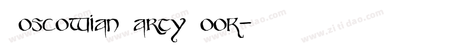MoscowianPartyBook字体转换