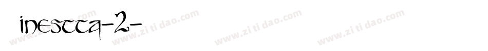 Sinestta-2字体转换