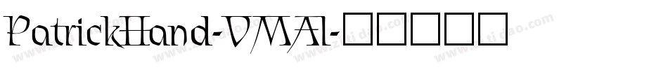 PatrickHand-VMAl字体转换