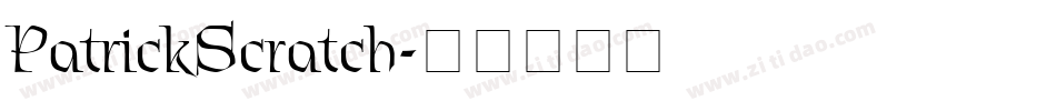 PatrickScratch字体转换