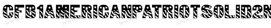 Cfb1AmericanPatriotSolid2Normal-wB86字体转换