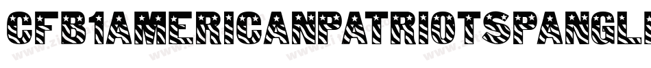 Cfb1AmericanPatriotSpangle2Normal-J8J7字体转换