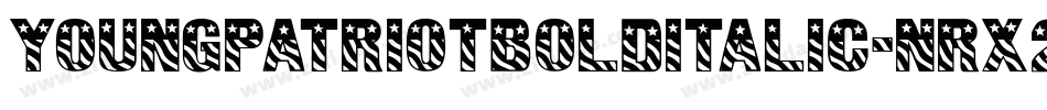YoungPatriotBoldItalic-nRx20字体转换