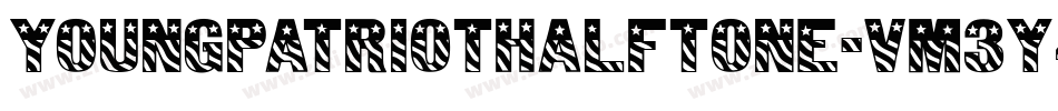 YoungPatriotHalftone-vm3y4字体转换