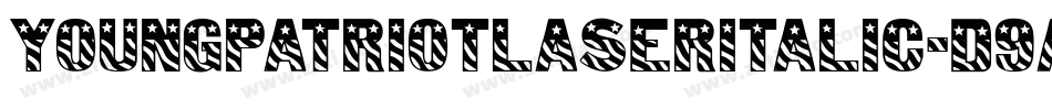 YoungPatriotLaserItalic-d9A0x字体转换