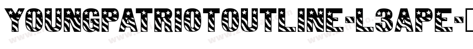 YoungPatriotOutline-L3aPE字体转换