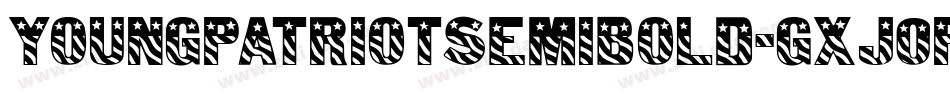 YoungPatriotSemiBold-gxj0p字体转换