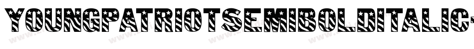 YoungPatriotSemiBoldItalic-owB0o字体转换