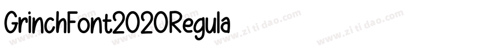 GrinchFont2020Regula字体转换