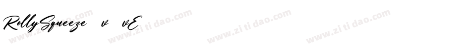 RollySqueeze-v0vE字体转换