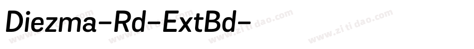 Diezma-Rd-ExtBd字体转换