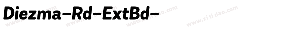 Diezma-Rd-ExtBd字体转换