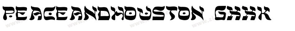 PeaceAndHouston-gxxK3字体转换