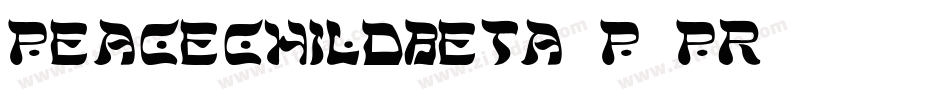 PeacechildBeta-p7PR字体转换