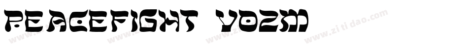 Peacefight-vozM字体转换